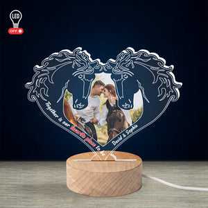 Couple, Together Is Our Favorite Place To Be, Personalized 3D Led Light, Valentine Gift, Couple Gift, 03OHPO211223 - Led Night Light - GoDuckee