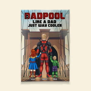 Cool Dad Personalized Canvas Print -04QHHN250523TM - Poster & Canvas - GoDuckee