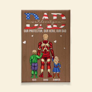 Father's Day 02NAHN250423TM Personalized Canvas Print - Poster & Canvas - GoDuckee