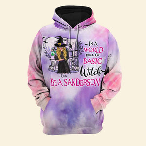 In A World Full Of Basic, Gift For Witch Lover, Personalized AOP Shirt, Witch Craft Shirt, Halloween Gift 03OHHN070923HH - AOP Products - GoDuckee