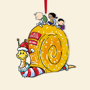 Best Bus Driver Christmas, Personalized Ornament, Chritsmas Gifts For Bus Drivers, 04QHPO111023 - Ornament - GoDuckee