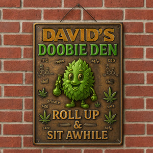 Green Stuff Metal Sign - Personalized Gifts For Smokers 02totn290525 - Metal Signs - GoDuckee
