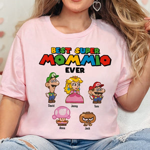 Personalized Gifts For Mom Shirt Best Super Mom Ever 05katn270324 - 2D Shirts - GoDuckee