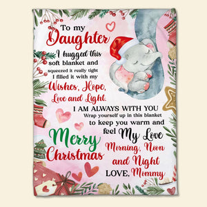 Mother, I Am Always With You, Personalized Blanket, Christmas Gifts For Kid - Blanket - GoDuckee
