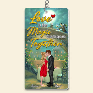 Couple, Keeps Us Together, Personalized Keychain, Valentine Gift, Couple Gift, 05OHPO191223PA - Keychains - GoDuckee