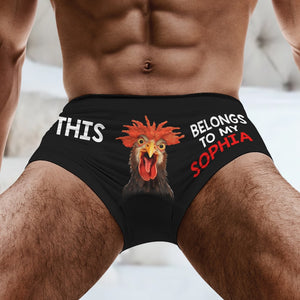 Funny Couple-Personalized Men Boxer Briefs- Gift For Him/ Gift For Husband- Couple Boxer - Boxer Briefs - GoDuckee