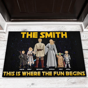 Personalized Gifts For Family Doormat The Fun 01htqn200224dahhhg - Doormats - GoDuckee