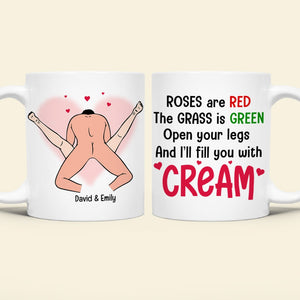 Personalized Gifts For Couple Coffee Mug I'll Fill You With Cream - Coffee Mugs - GoDuckee