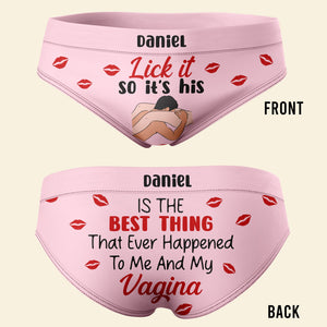 Personalized Gifts For Couple Women's Briefs The Best Thing - Boxers & Briefs - GoDuckee