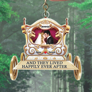 And They Lived Happily Ever After-Personalized Keychain- Couple Gift-PW-KCH-01qhpu201223pa - Keychains - GoDuckee