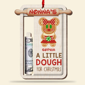 A Little Dough For Christmas-Personalized Money Holder Wood Ornament - Gift For Family- PW17-ORNM-WOOD-05htqn141123 - Ornament - GoDuckee