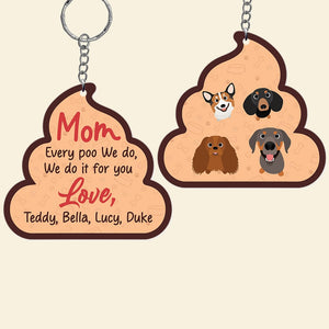 Personalized Gifts For Dog Mom Keychain We Do It For You - Keychains - GoDuckee