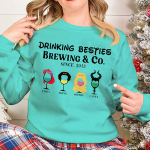 Drinking Besties-Personalized 3D AOP Shirt- Gift For Besties- Christmas Gift-3DAP-04qhqn021123dt - AOP Products - GoDuckee