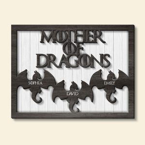 Mom- Personalized Wooden Art HAPYC - 2 Layers Wood Sign-Gift For Mom- Mom Wood Sign-01qhqn140423 - Wood Sign - GoDuckee