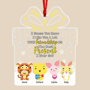 The Best Present I Ever Got-Personalized Acrylic Ornament- Gift For Friends- Christmas Gift-PW17-AONMT- 01kaqn031123 - Ornament - GoDuckee