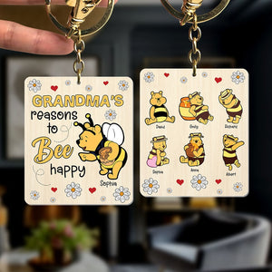 Personalized Gifts For Grandma Keychain Grandma's Reasons 061htqn260224 - Keychains - GoDuckee