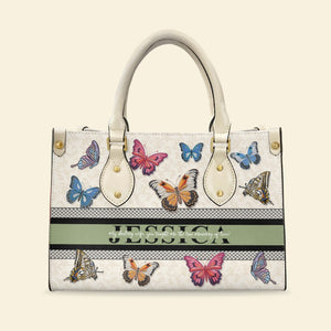 My Darling Wife, You Taught Me The True Meaning Of Love- Personalized Leather Bag- Gift For Wife - Leather Bag - GoDuckee