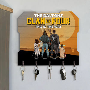 Personalized Gifts For Family Wood Key Hanger 05qhtn110624hhhg - Wood Sign - GoDuckee