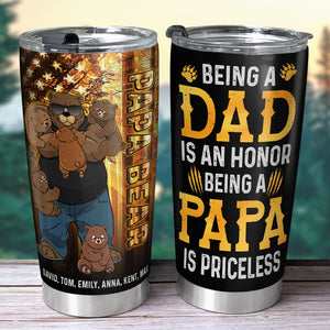 Dad Bear-TZ-TCTT-13acqn170523 Personalized Tumbler - Tumbler Cup - GoDuckee