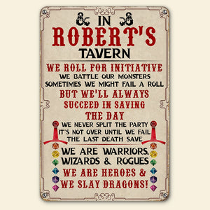 We'll Always Succeed In Saving The Day-Personalized Metal Wall Art-Gifts For Game Lovers- PW-PMTS- 04naqqn080723 - Metal Wall Art - GoDuckee