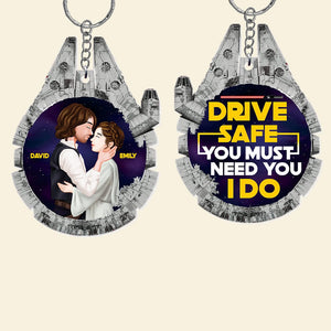 Personalized Gifts For Couple Keychain Drive Safe 05qhqn150224pa - Keychains - GoDuckee