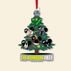 Family-Personalized Acrylic Ornament PW17-AONMT-01qhpo271023 - Ornament - GoDuckee