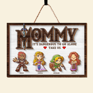 Personalized Gifts For Mom Wood Sign Mommy Take Us 05naqn220324 - Wood Signs - GoDuckee