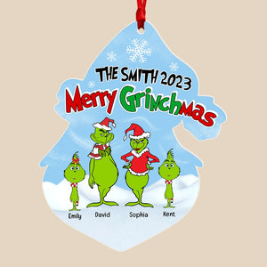 Merry Christmas-Personalized Acrylic Ornament- Gift For Family- Christmas Gift- PW17-AONMT-01htqn181023 - Ornament - GoDuckee