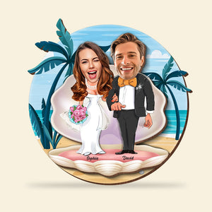 Couple-Personalized Wooden Art-Gift For Couples- Wedding Gift- Couple Wooden Art - Wood Sign - GoDuckee