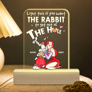 Personalized Gifts For Couple LED Light Light The Rabbit 04qhqn310124 - Led Lights - GoDuckee