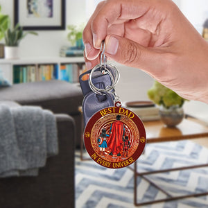 Dad- PW-KCH- 06qhqn050523tm Personalized Keychain SPHRD - Keychains - GoDuckee