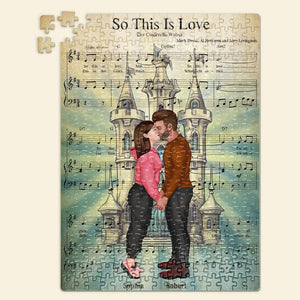 So This Is Love-Personalized Jigsaw Puzzle- Couple Gift- 03ohqn261223pa - Wood Sign - GoDuckee