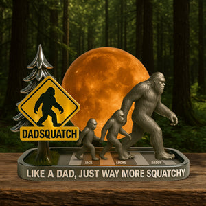 Bigfoot Plaque Personalized Gifts For Dad 03tgtn030525 - Shaped Plaques - GoDuckee