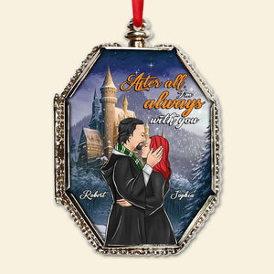 The Couple, I'm Always With You, Acrylic Custom Shape Ornament, Christmas Gifts For Couple, 01HTPO081123TM - Ornament - GoDuckee