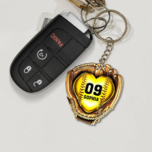 Gift For Baseball Lover - Personalized Keychain PW-KCH-03HUTN100723-02 - Keychains - GoDuckee