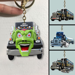 Legendary Truck- Personalized Keychain-Gift For Truck Lover-05qhqn100823 - Keychains - GoDuckee