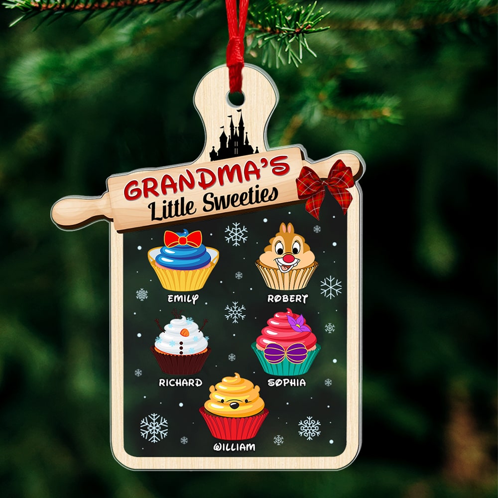 Grandma's Little Sweeties- Personalized Acrylic Ornament- Gift For Grandma- Family Ornament-PW17-AONMT-08htqn311023qn - Ornament - GoDuckee