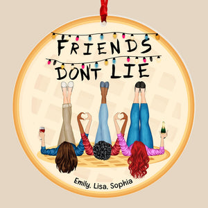 Friends-Personalized Acrylic Custom Shape Ornament-Gift For Friends- Christmas Gift-02qhqn211123hh - Ornament - GoDuckee