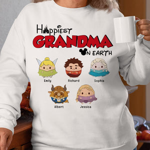 Personalized Gifts For Grandma Shirt Happiest Grandma On Earth 04ohqn190124 - 2D Shirts - GoDuckee