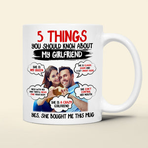 Couple, My Girlfriend, Personalized Coffee Mug, Valentine Gift, Couple Gift - Coffee Mug - GoDuckee
