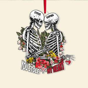 Couple, You Stole My Heart, Personalized Ornament, Christmas Gifts For Couple, 04OHPO161023 - Ornament - GoDuckee