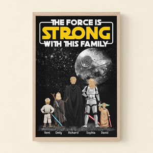 Personalized Gifts For Family Canvas Print Strong With This Family 01qhqn200124dahhhg - Canvas Print - GoDuckee