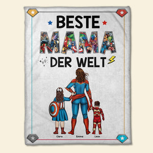 Personalisierte Decke Bester Papa Der Welt Vatertagsgeschenke 011qhqn041223tm-decke2 - Blanket - GoDuckee