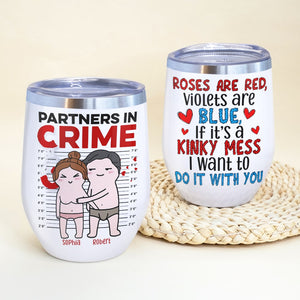 If It's A Kinky Mess I Want To Do It With You-Gift For Couple-Personalized Coffee Mug- Funny Couple Mug - Coffee Mug - GoDuckee