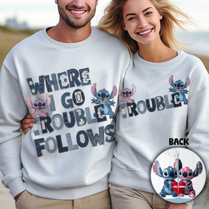 Cartoon Couple 3D Shirt - Personalized Gifts For Couple 01tglu050625 - AOP Products - GoDuckee
