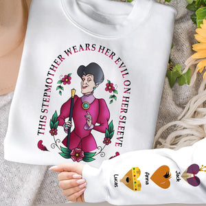 Personalized Gifts For Mom Shirt 04ohtn250325 This Stepmother Wears Her Evil On Her Sleeve - AOP Products - GoDuckee