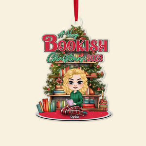Reader, A Very Bookish Christmas, Personalized Ornament, Christmas Gift For Book Lovers, 02PGPH051023HH - Ornament - GoDuckee