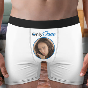 Custom Photo Gifts For Couple Men's Boxers and Women's Briefs Only You 03QHPU150124 - Boxers & Briefs - GoDuckee