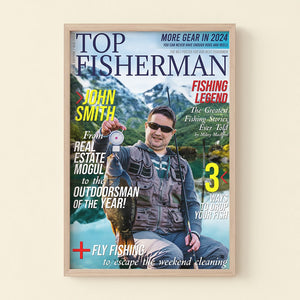 Custom Fishing Photo Canvas, Best Gifts For Fisherman, Fishing Gifts For Men, 03NAPO141223 - Poster & Canvas - GoDuckee