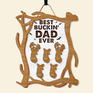 Personalized Gifts For Dad Wood Sign Best Dad Ever 01naqn020224 - Wood Signs - GoDuckee
